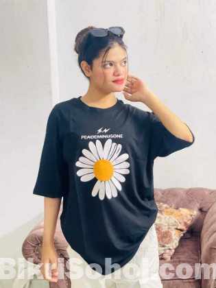 Drop Shoulder Ladies T-shirt